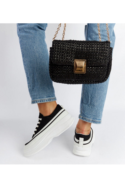 Baskets à plateforme Plesio noires