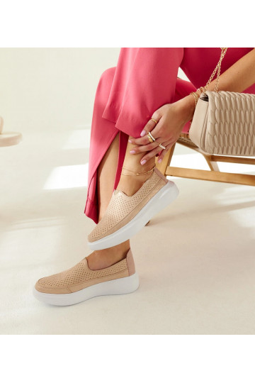 Chaussures à enfiler dorées... 2