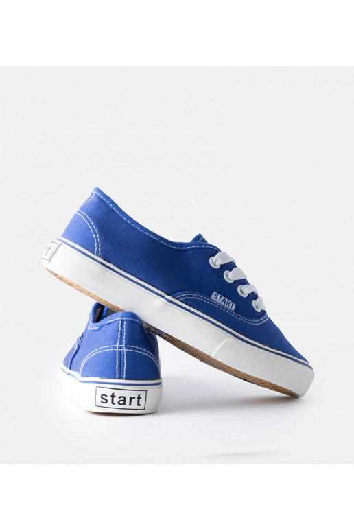 Baskets bleues Costrana pour enfants
