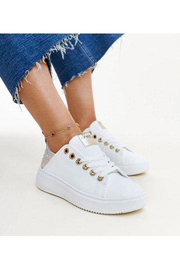 Baskets blanches et beiges... 2