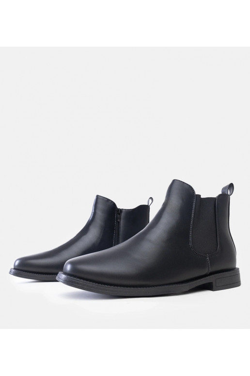 Bottines Chelsea noires pour homme...