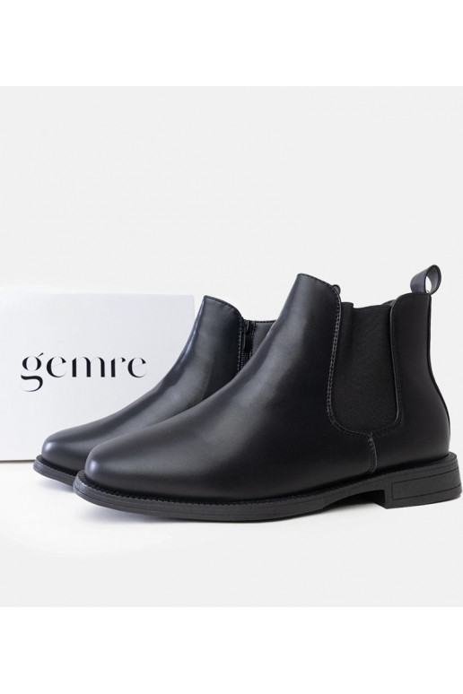 Bottines Chelsea noires pour homme...