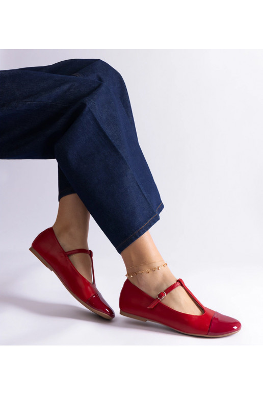 Ballerines Gloriana en cuir verni...