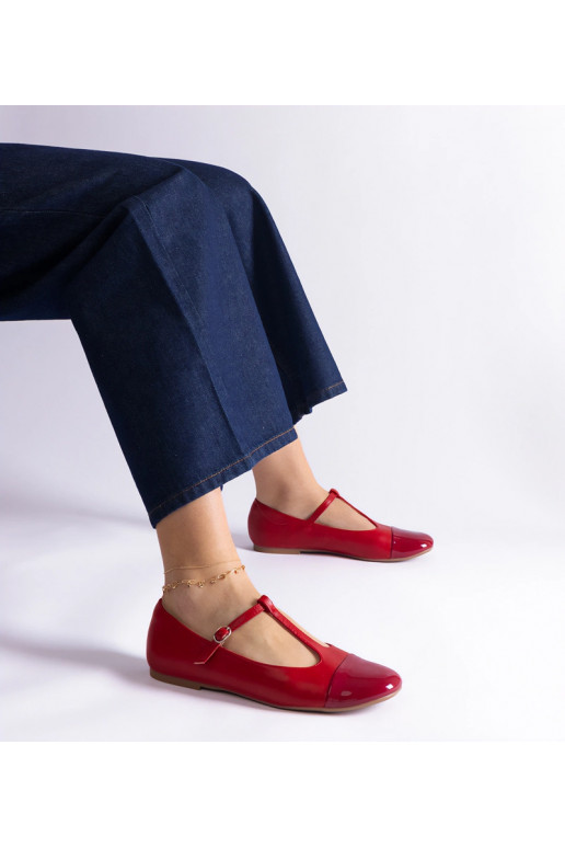 Ballerines Gloriana en cuir verni...