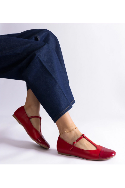 Ballerines Gloriana en cuir verni...