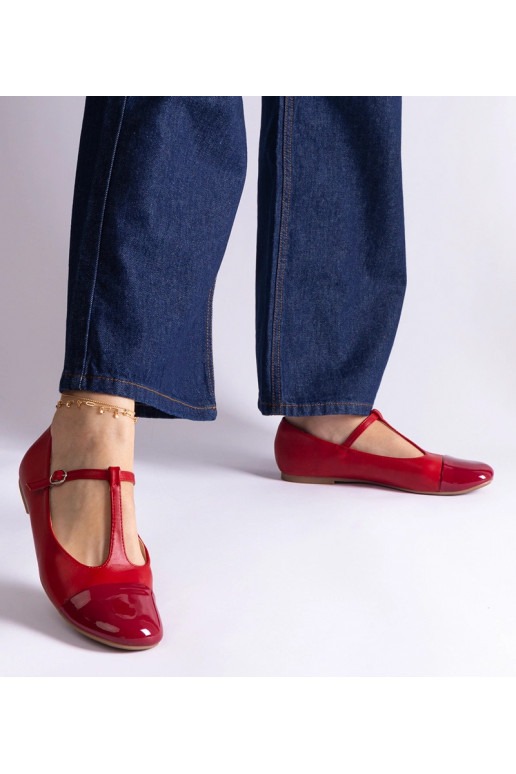 Ballerines Gloriana en cuir verni...