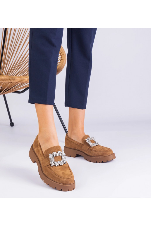 Mocassins marron pour femmes en...