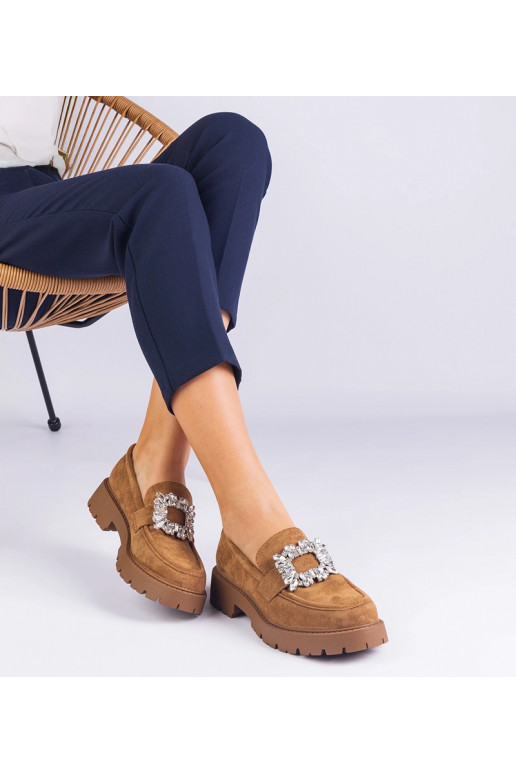 Mocassins marron pour femmes en...
