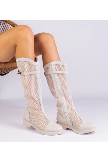 Bottes hautes en maille...