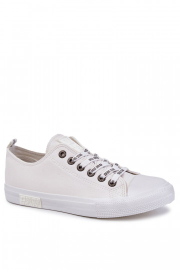Baskets en cuir pour hommes Big Star KK174052 blanches