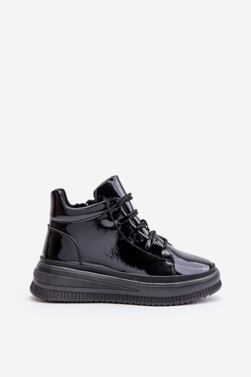 Baskets à plateforme en cuir naturel... Baskets à plateforme en cuir naturel...