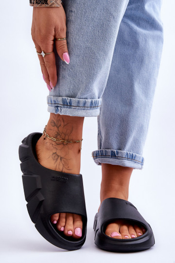 Chaussons femme en mousse Big Star LL274594 noir