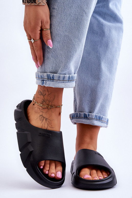 Chaussons femme avec mousse Big Star LL274594 couleur noire  Chaussons femme avec mousse Big Star LL274594 couleur noire