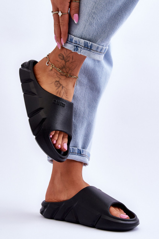 Chaussons femme avec mousse Big Star LL274594 couleur noire  Chaussons femme avec mousse Big Star LL274594 couleur noire