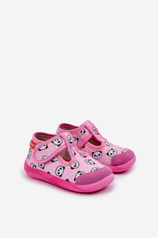 Chaussons Milami Puéril Elastyczne avec attaches adhésives DANS Panda couleur rose Ambette Chaussons Milami Puéril Elastyczne avec attaches adhésives DANS Panda couleur rose Ambette