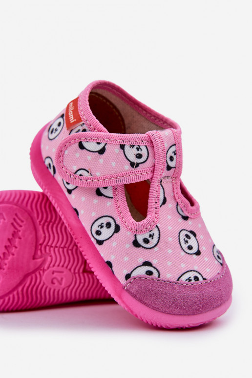 Chaussons Milami Puéril Elastyczne avec attaches adhésives DANS Panda couleur rose Ambette Chaussons Milami Puéril Elastyczne avec attaches adhésives DANS Panda couleur rose Ambette