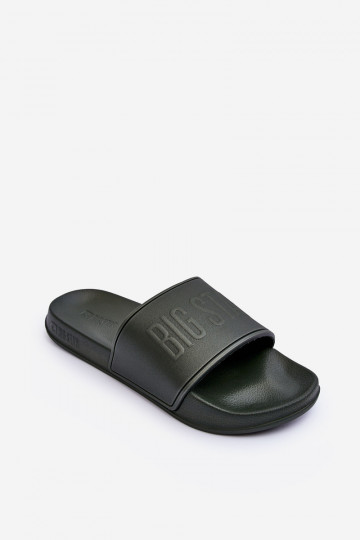 Chaussons en mousse pour hommes Big Star MM174324 couleur chaki