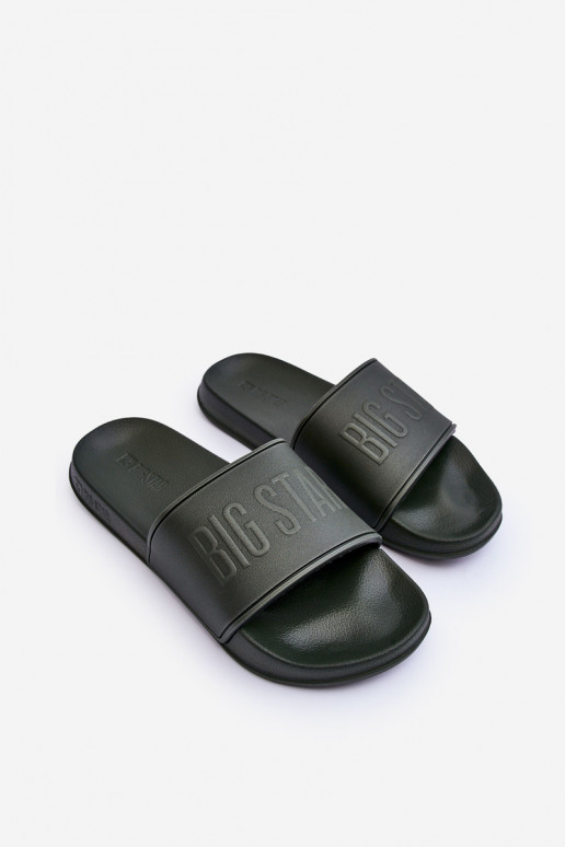 Chaussons légers en mousse Mâle Big Star MM174324 couleur kaki Chaussons légers en mousse Mâle Big Star MM174324 couleur kaki