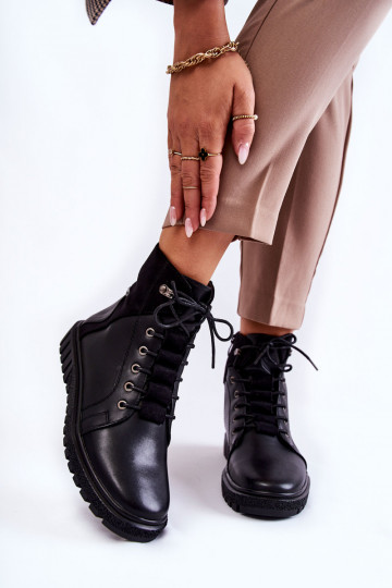 Bottines noires pour femmes...