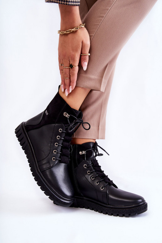 Bottines noires pour femmes avec... Bottines noires pour femmes avec...