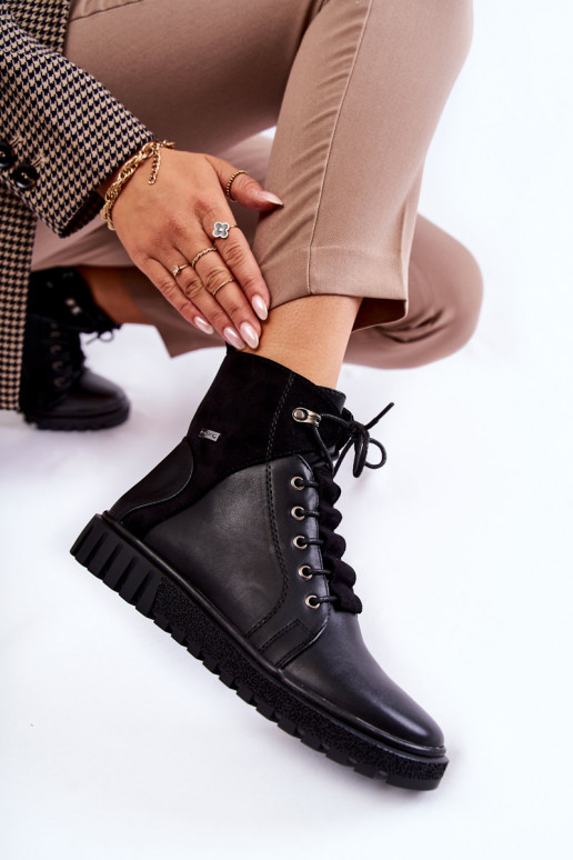 Bottines noires pour femmes avec... Bottines noires pour femmes avec...