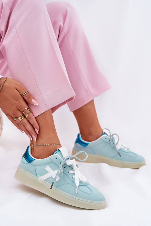 Faible baskets Féminin avec des motifs en fourrure de léopard couleur menthe Zelevelis Faible baskets Féminin avec des motifs en fourrure de léopard couleur menthe Zelevelis