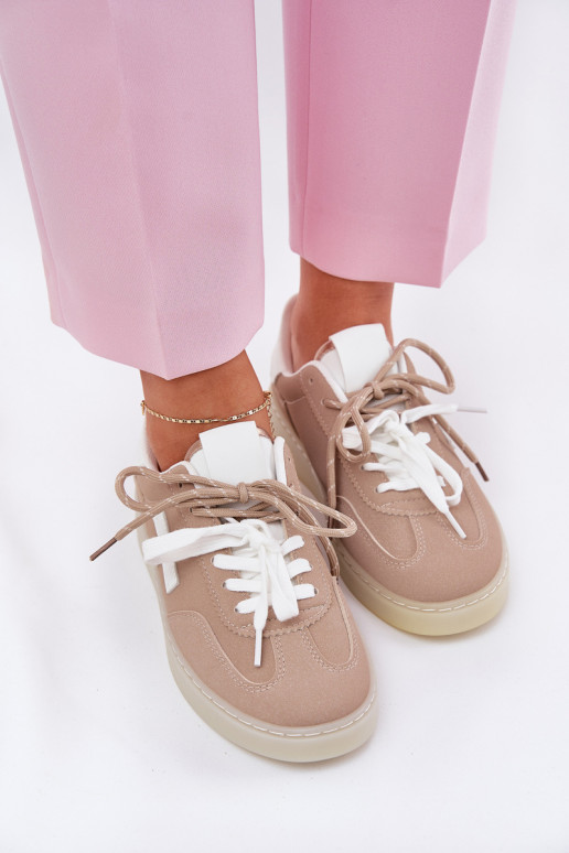 Faible baskets Féminin beige Zelevelis Faible baskets Féminin beige Zelevelis