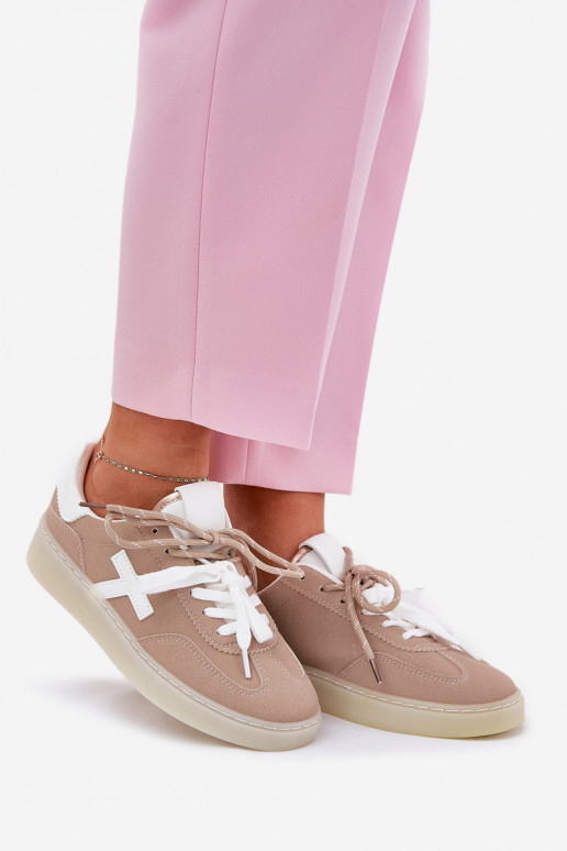 Faible baskets Féminin beige Zelevelis Faible baskets Féminin beige Zelevelis