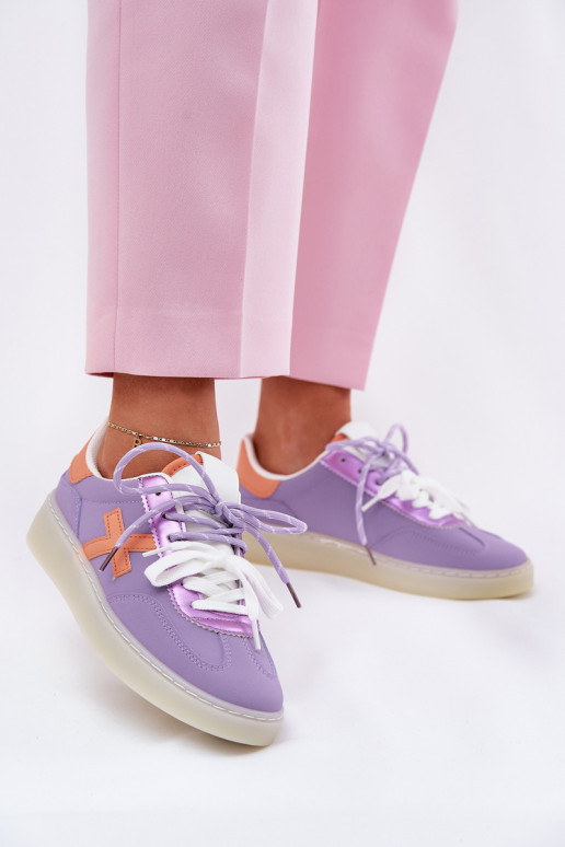 Faible baskets Féminin Couleur violette Zelevelis Faible baskets Féminin Couleur violette Zelevelis