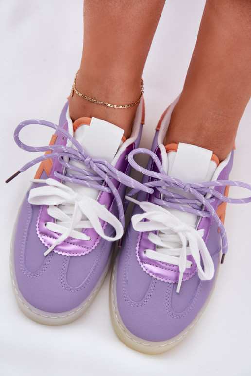 Faible baskets Féminin Couleur violette Zelevelis Faible baskets Féminin Couleur violette Zelevelis