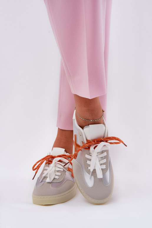 Faible baskets Féminin couleur argent Zelevelis Faible baskets Féminin couleur argent Zelevelis