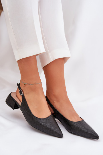 sandales à motifs couleur noire Jorela