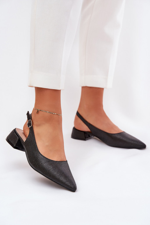 sandales à motifs Féminin Activé Subtilm Obcasie couleur noire Jorela