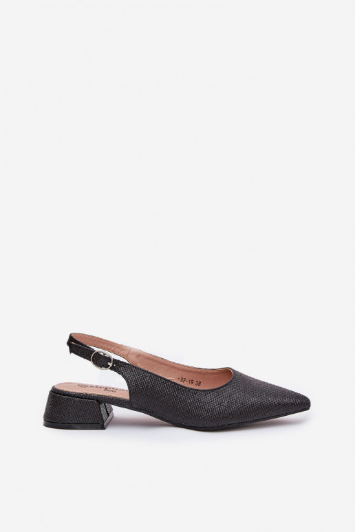 sandales à motifs Féminin Activé Subtilm Obcasie couleur noire Jorela