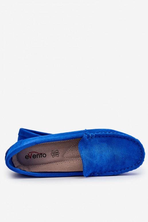 Mocassins en daim Féminin couleur bleue Morreno Mocassins en daim Féminin couleur bleue Morreno