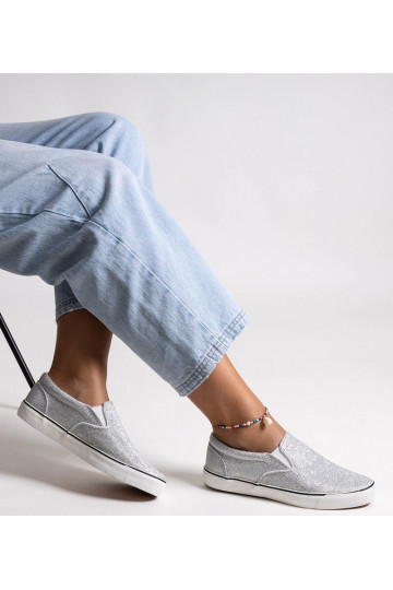 Baskets argentées... 2