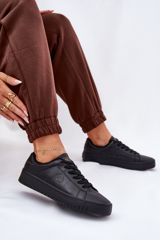 Faible Chaussures de loisirs en cuir écologique Big Star NN274576 couleur noire Faible Chaussures de loisirs en cuir écologique Big Star NN274576 couleur noire