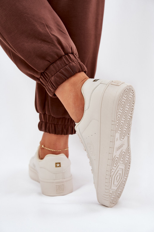 Faible Chaussures de loisirs en cuir écologique Big Star NN274578 beige Faible Chaussures de loisirs en cuir écologique Big Star NN274578 beige