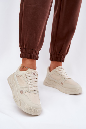 Féminin Chaussures modèle baskets Big Star NN274668 beige