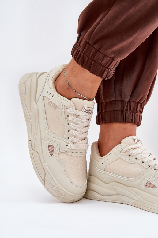 Féminin Chaussures modèle baskets Big Star NN274668 beige Féminin Chaussures modèle baskets Big Star NN274668 beige