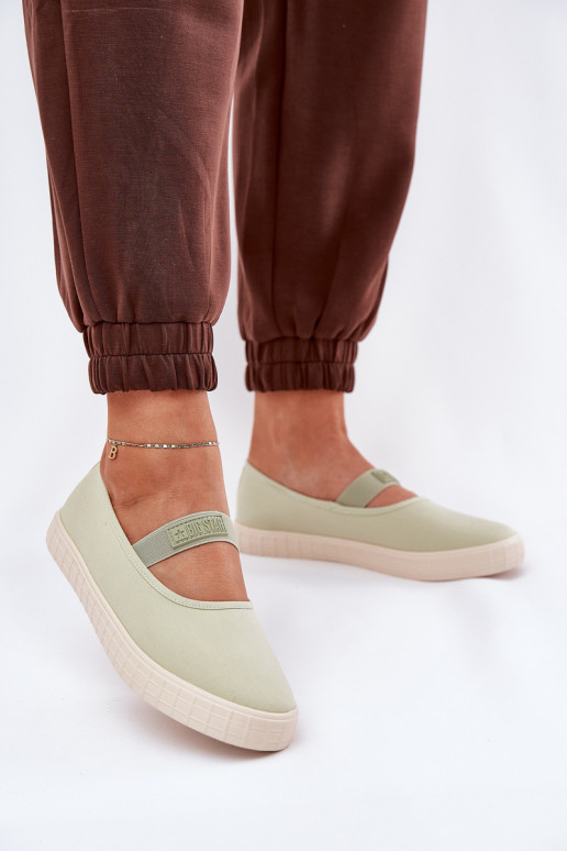 Chaussures de femme Big Star NN274604 vert clair Chaussures de femme Big Star NN274604 vert clair