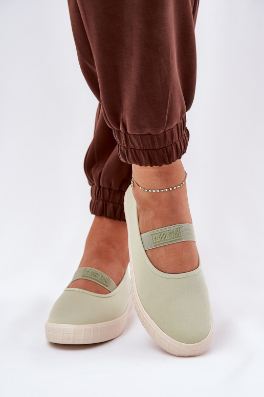 Chaussures de femme Big Star NN274604 vert clair Chaussures de femme Big Star NN274604 vert clair