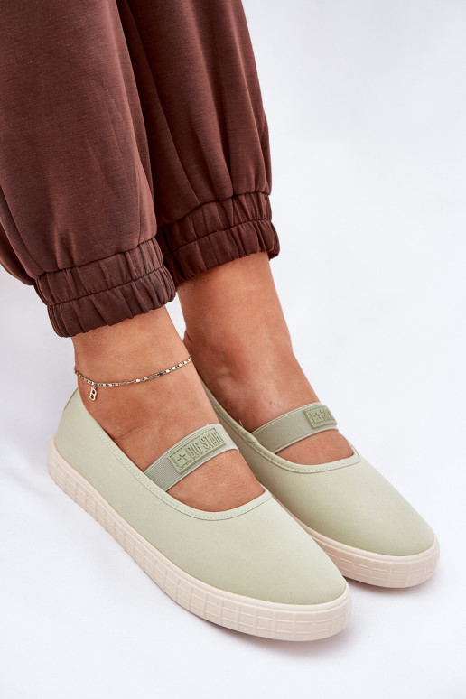 Chaussures de femme Big Star NN274604 vert clair Chaussures de femme Big Star NN274604 vert clair