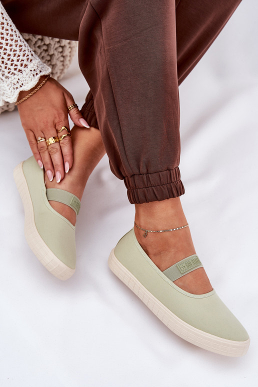 Chaussures de femme Big Star NN274604 vert clair Chaussures de femme Big Star NN274604 vert clair