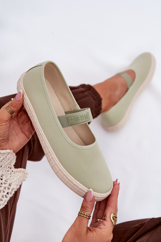 Chaussures de femme Big Star NN274604 vert clair Chaussures de femme Big Star NN274604 vert clair