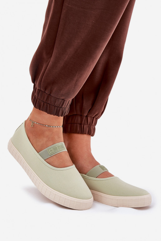 Chaussures de femme Big Star NN274604 vert clair Chaussures de femme Big Star NN274604 vert clair