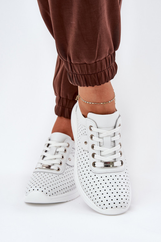 Féminin Peau baskets Vinceza 79532 couleur blanche Féminin Peau baskets Vinceza 79532 couleur blanche