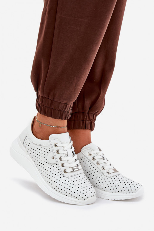 Féminin Peau baskets Vinceza 79532 couleur blanche Féminin Peau baskets Vinceza 79532 couleur blanche