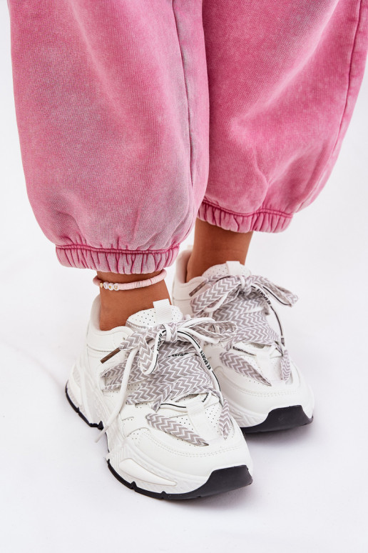 Chaussures modèle baskets baskets Féminin Z PodÀójnym Laçagem couleur blanche Efobell Chaussures modèle baskets baskets Féminin Z PodÀójnym Laçagem couleur blanche Efobell