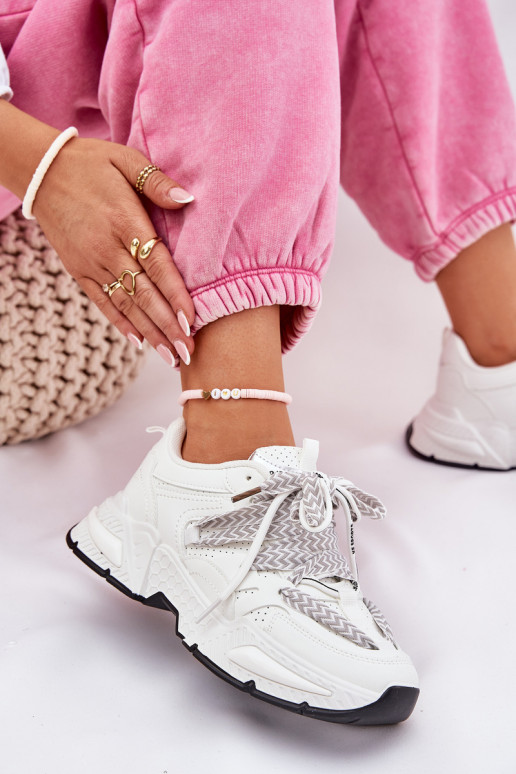 Chaussures modèle baskets baskets Féminin Z PodÀójnym Laçagem couleur blanche Efobell Chaussures modèle baskets baskets Féminin Z PodÀójnym Laçagem couleur blanche Efobell